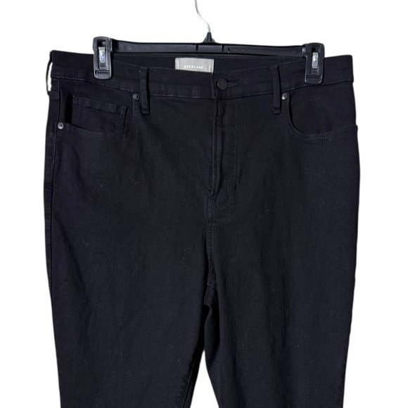 Everlane Womens The High Rise Skinny Jean Size 34 Ankle Black Classic Modal - Picture 2 of 7